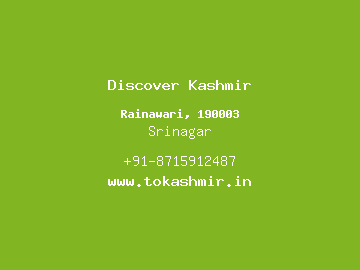 Discover Kashmir, Srinagar