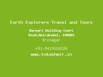 Earth Explorers Travel and Tours, Srinagar