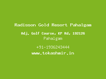 Radisson Gold Resort Pahalgam, Pahalgam