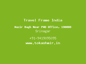 Travel Frame India, Srinagar